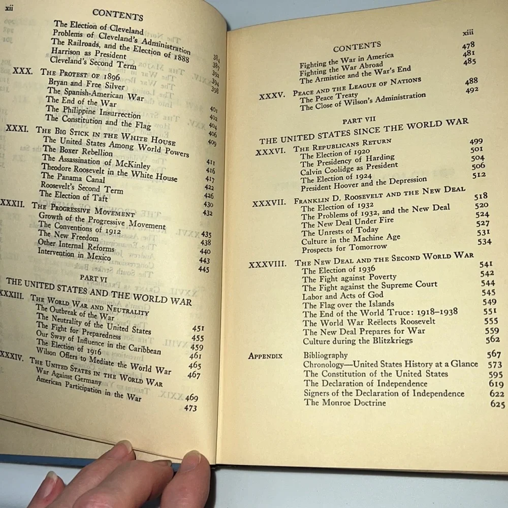 A COMPLETE HISTORY OF THE UNITED STATES CLOTH HARDCOVER BOOK CLEMENT WOOD 1941